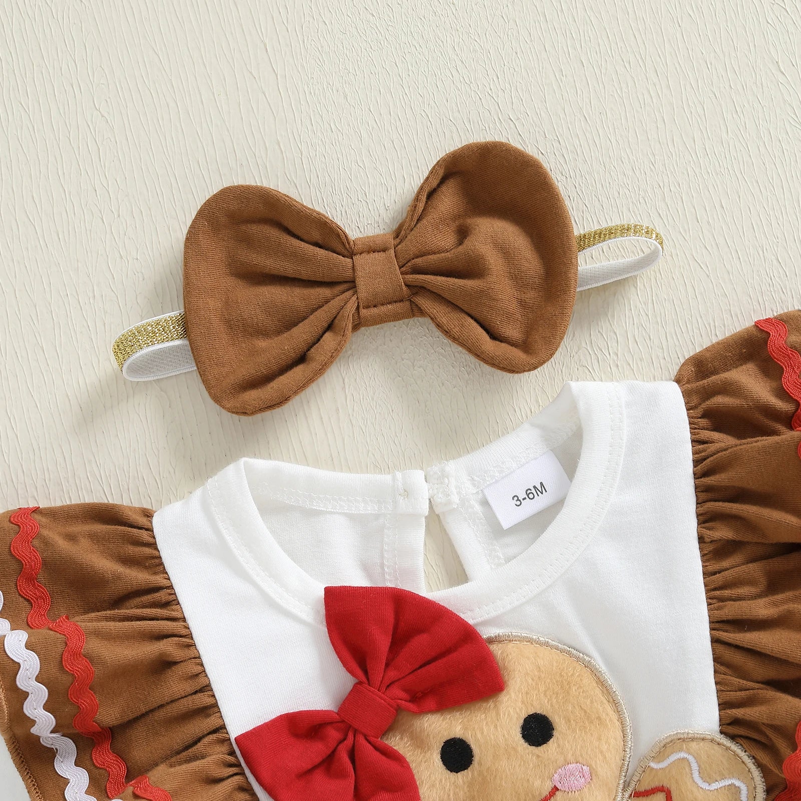 GINGERBREAD GIRL Romper Dress