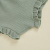 FLOWERS Ruffle Waffle Knit Outfit