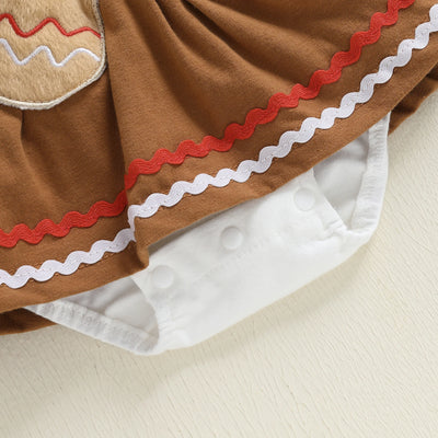 GINGERBREAD GIRL Romper Dress