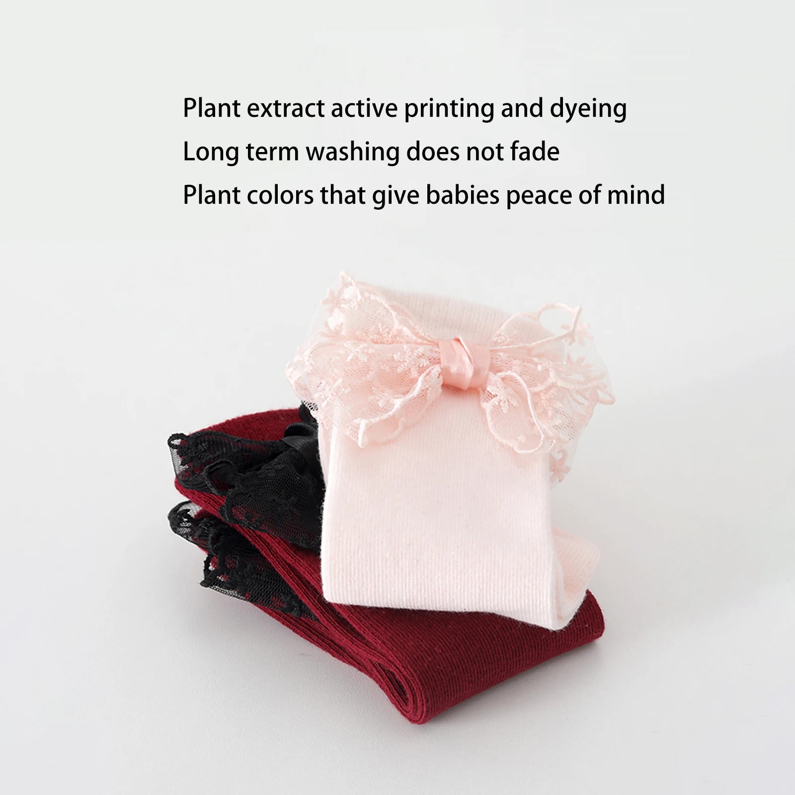 MARIETTA Lace Bowtie Socks