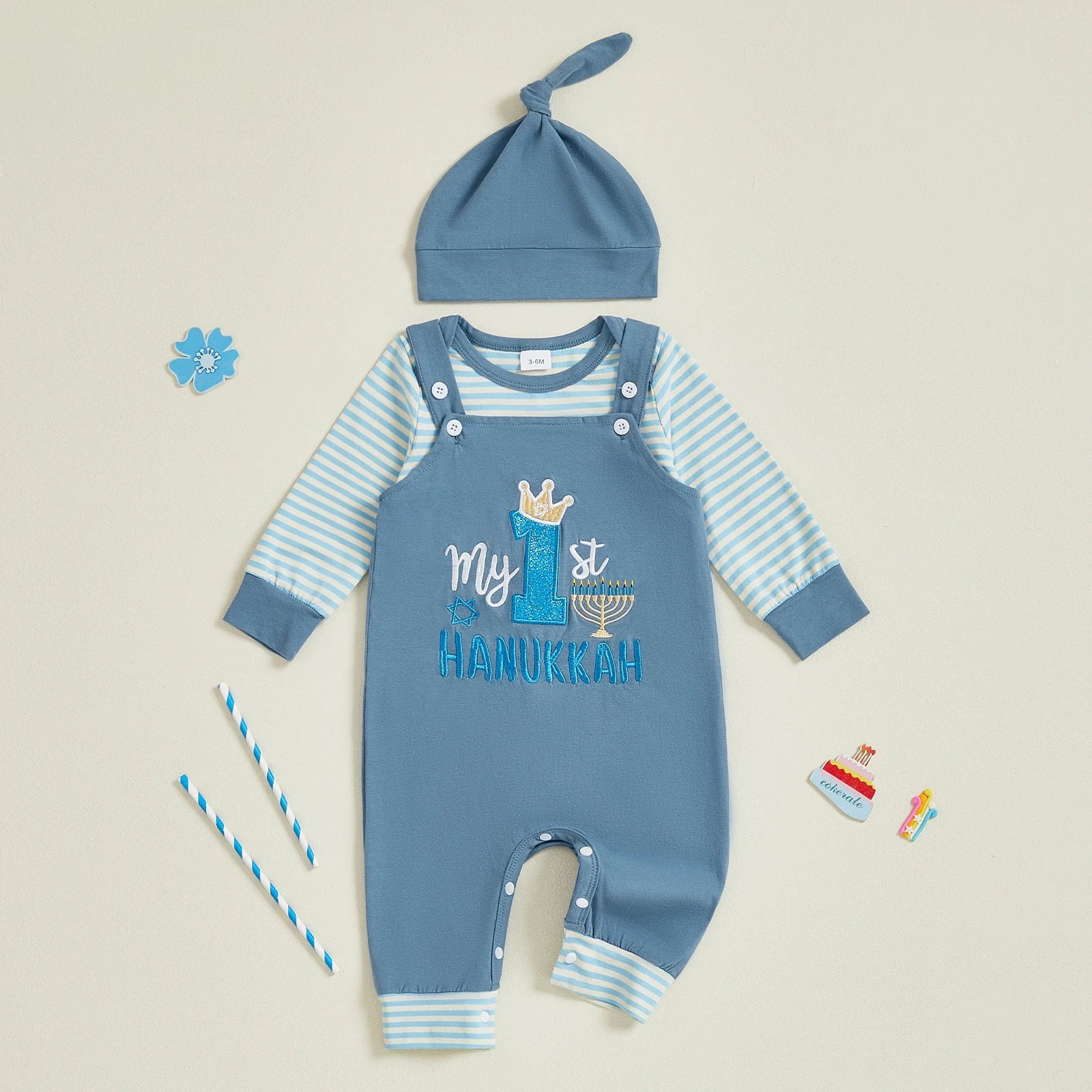 MY 1ST HANUKKAH Overall Outfit