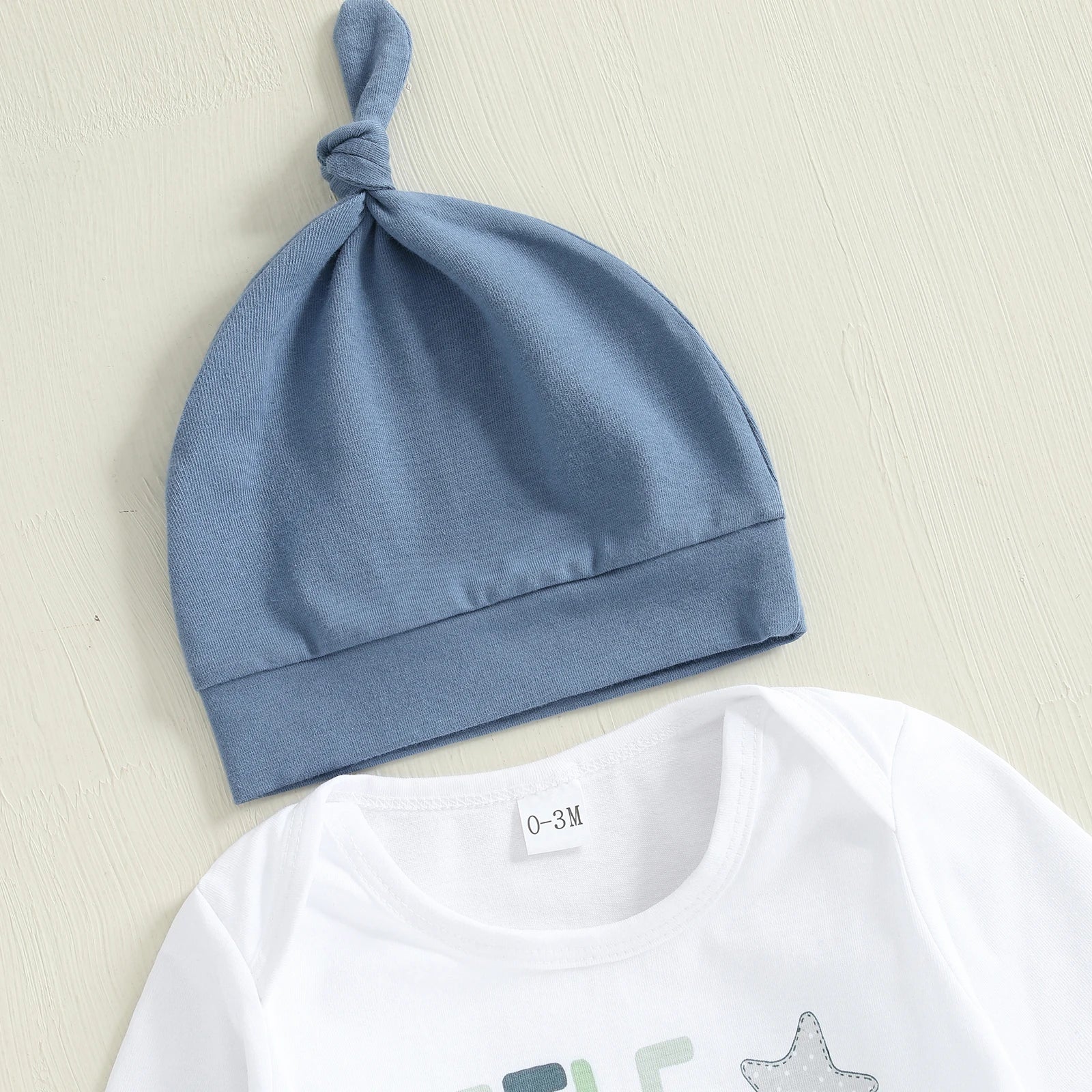 LITTLE BROTHER Blue Outfit with Beanie