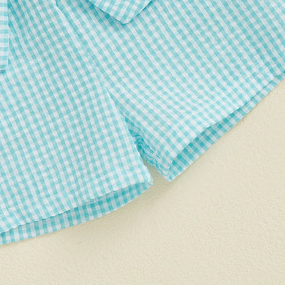 POLLY Checkered Bowtie Shorts