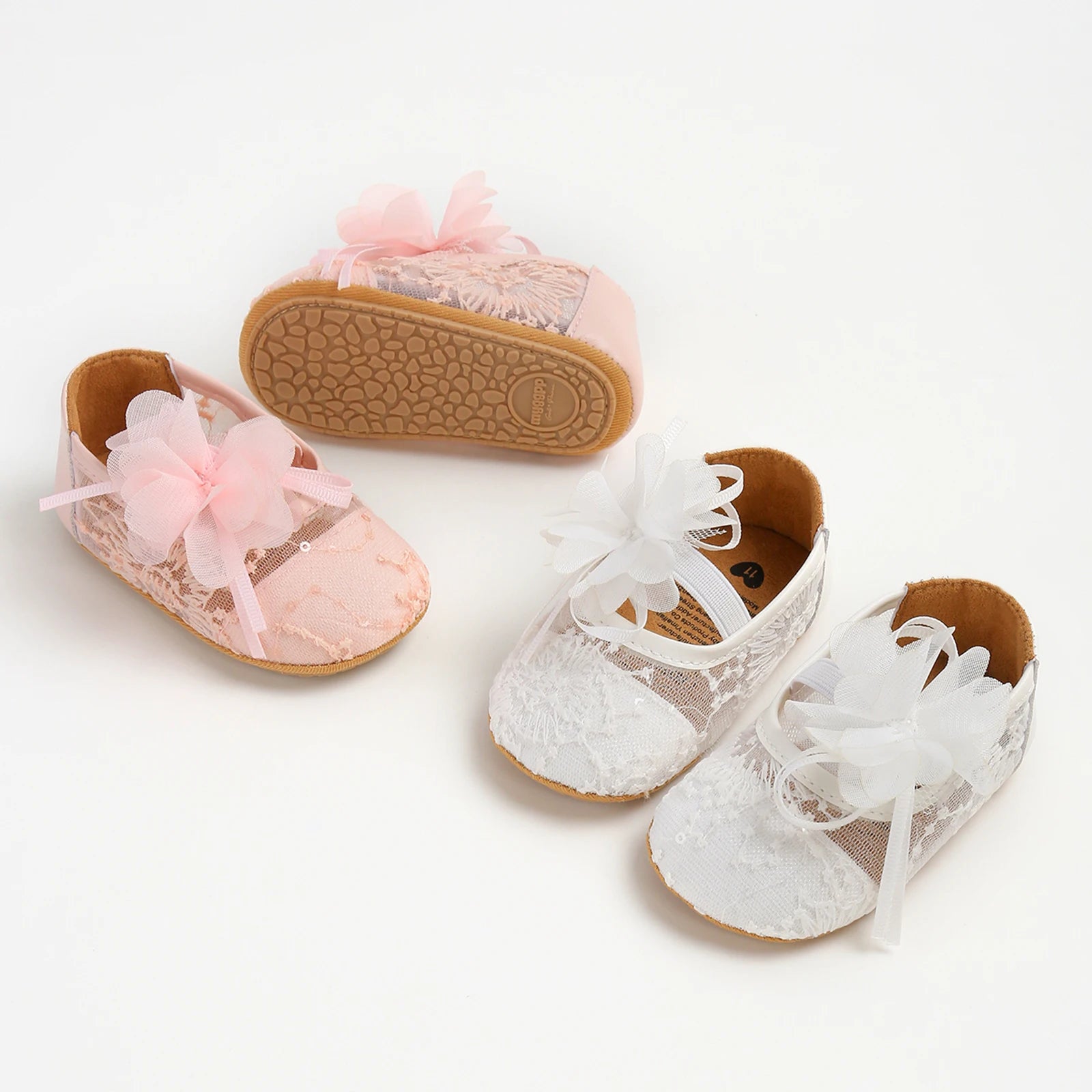 ELLIE Lace Bowtie Shoes