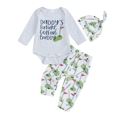 DADDY'S FUTURE GOLFING BUDDY White Outfit