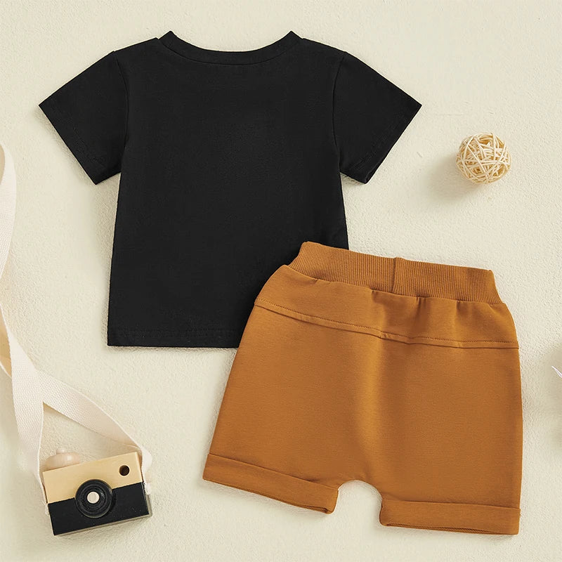 MAMA'S/DAD'S LITTLE DUDE Summer Outfit