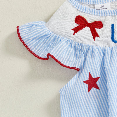USA Stars & Bowties Dress