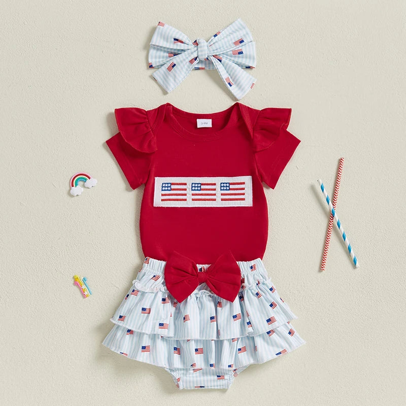 USA Ruffle Bloomers Outfit
