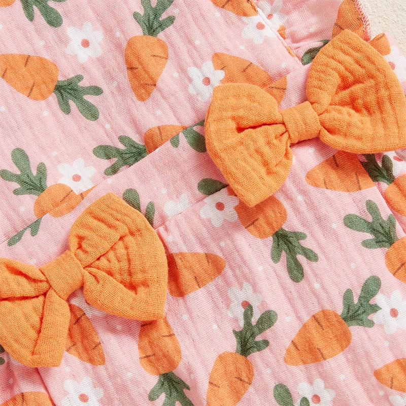 CARROTS Bowtie Ruffle Romper