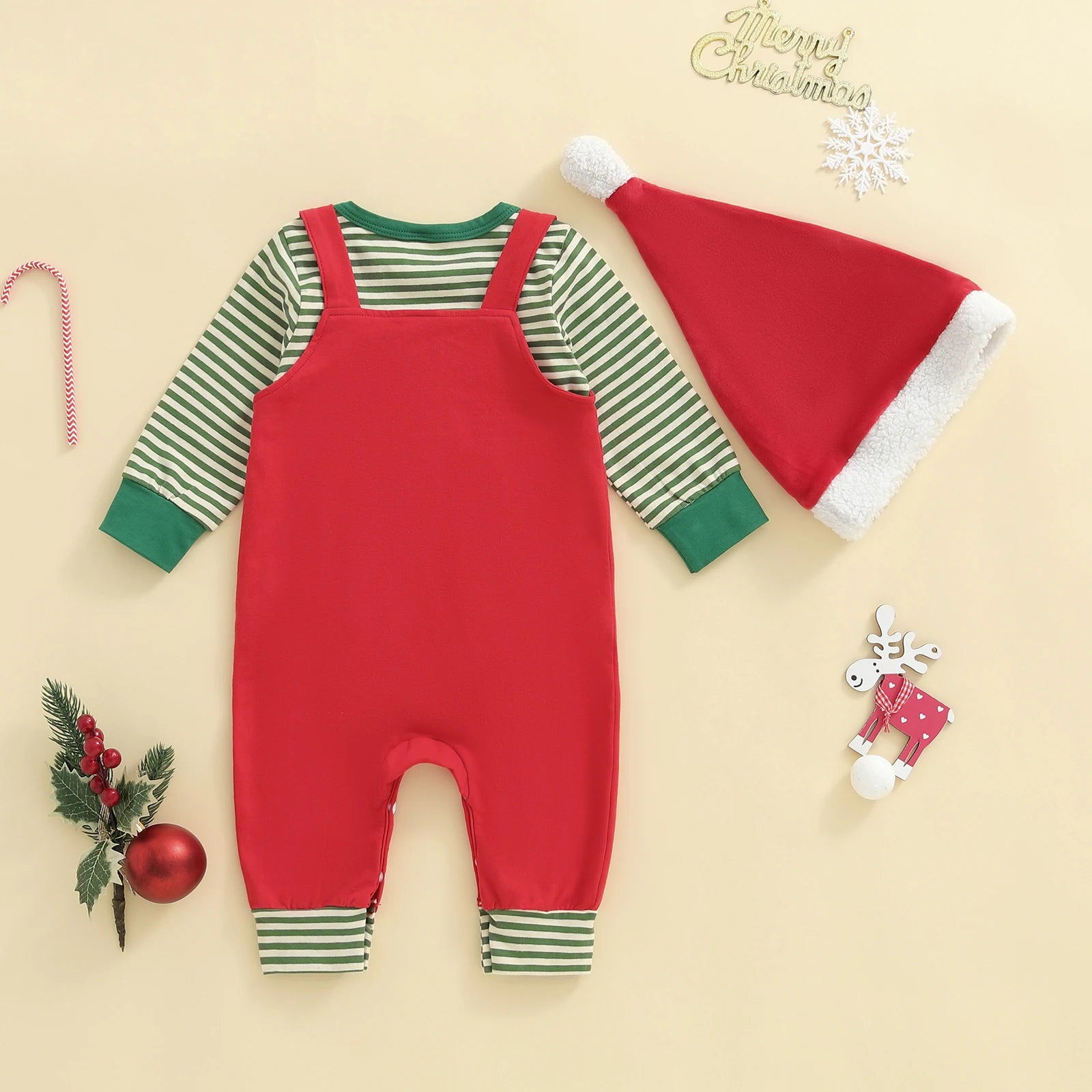 MY 1ST CHRISTMAS Overall Outfit