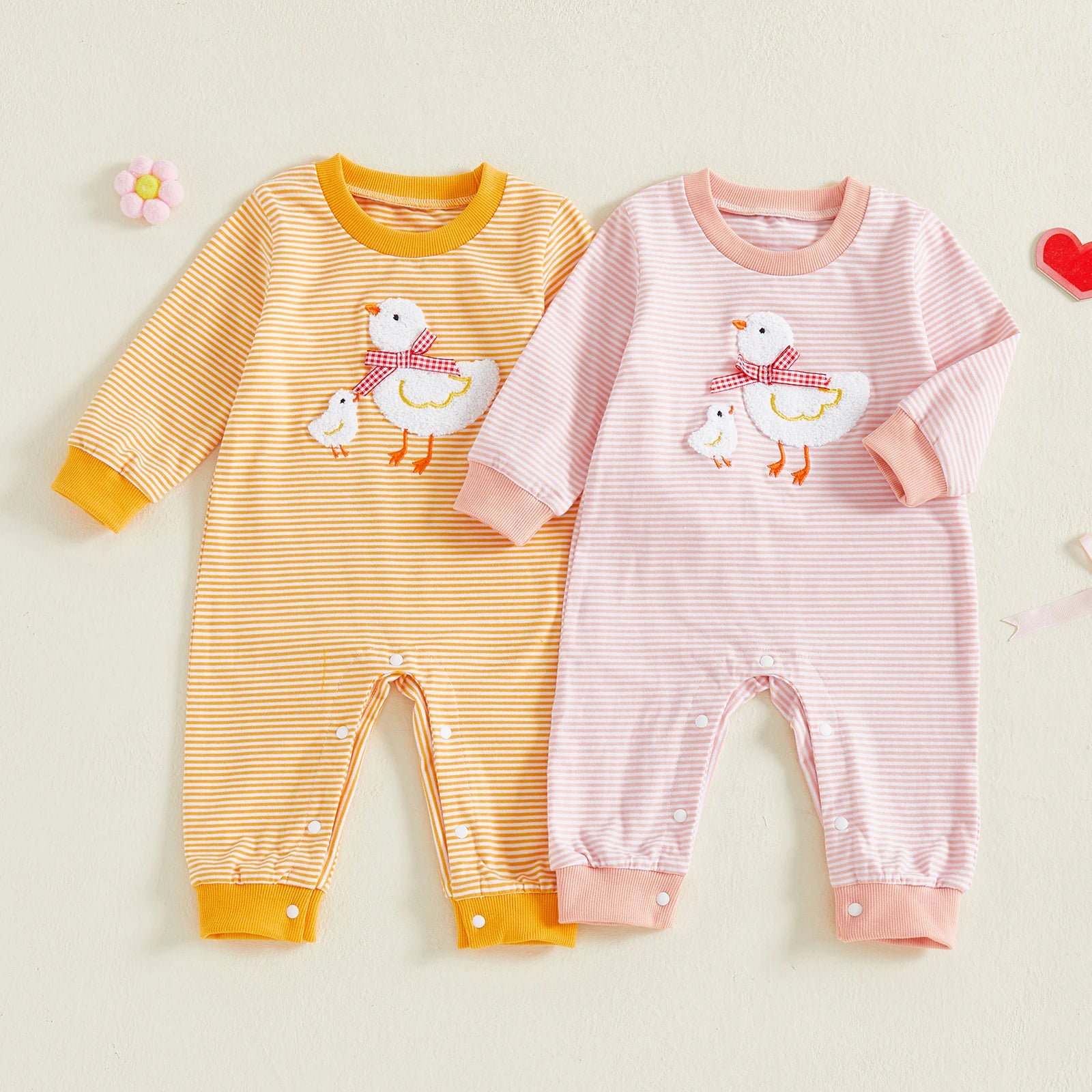 DUCKS Striped Jumpsuit