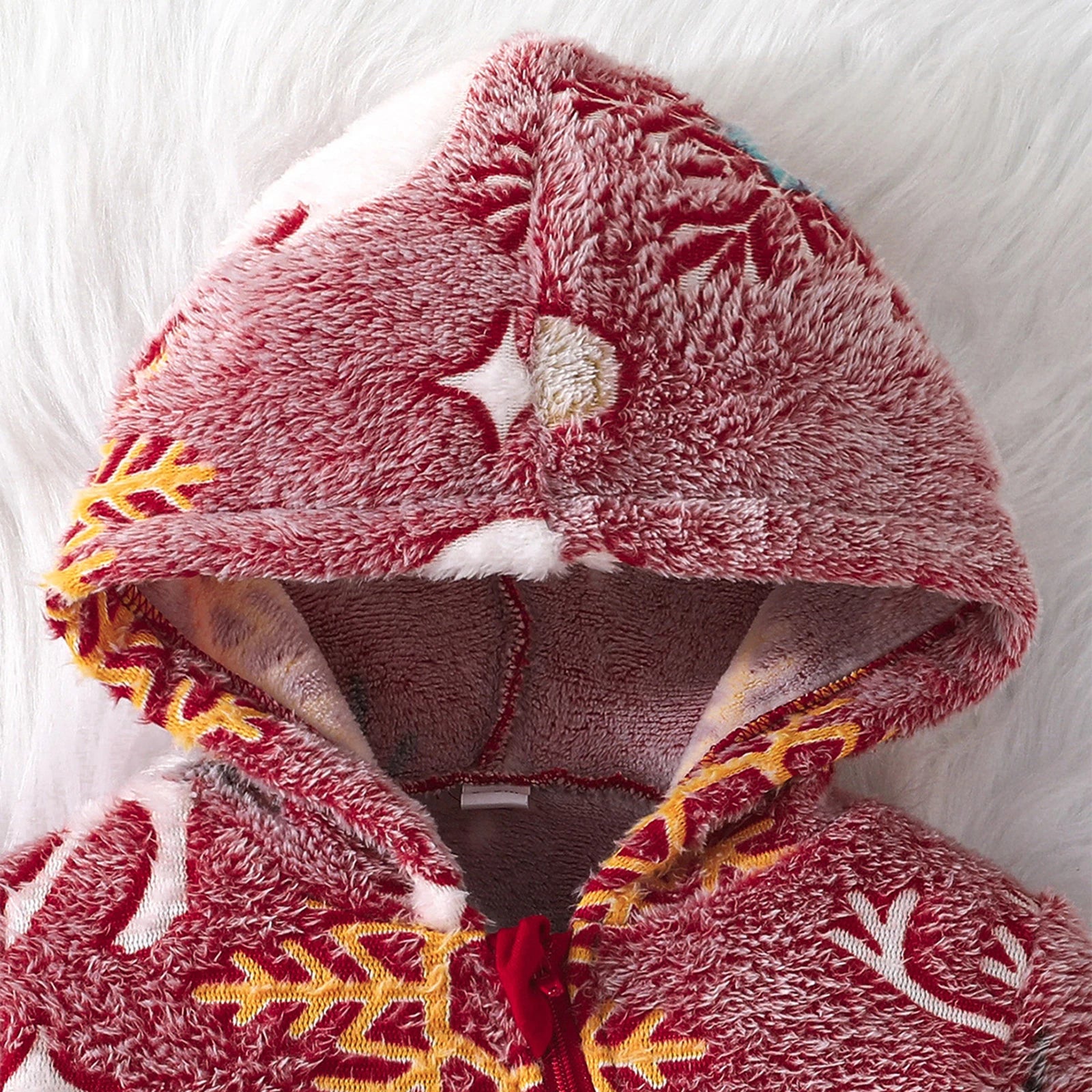 CHRISTMAS Plush Hoody Jumpsuit