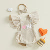 ONE Corduroy Heart Romper