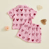 BE MINE Heart Muslin Pyjamas