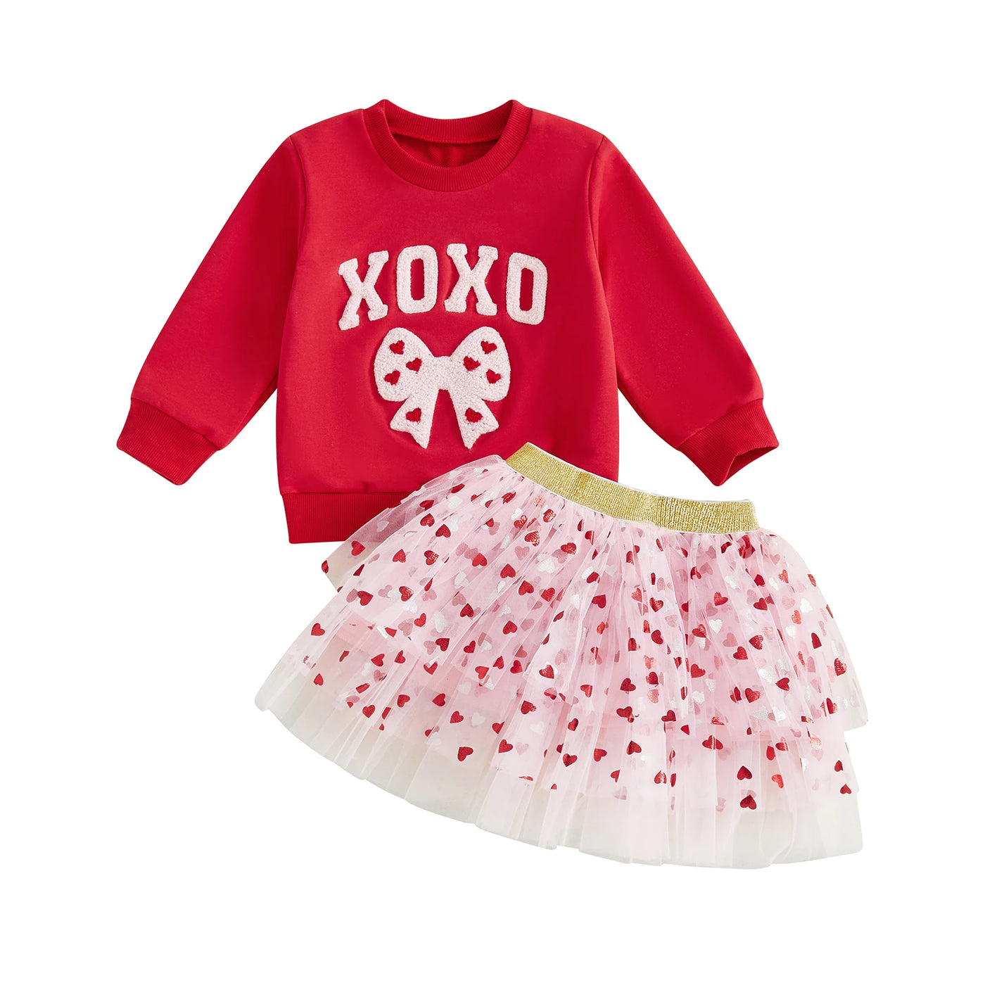 XOXO Heart Tutu Outfit