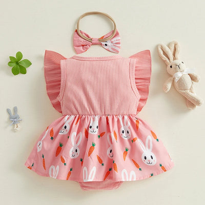 HAPPY BUNNY Dress Romper