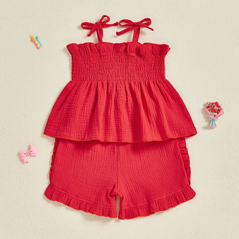 USA Smocked Summer Outfit