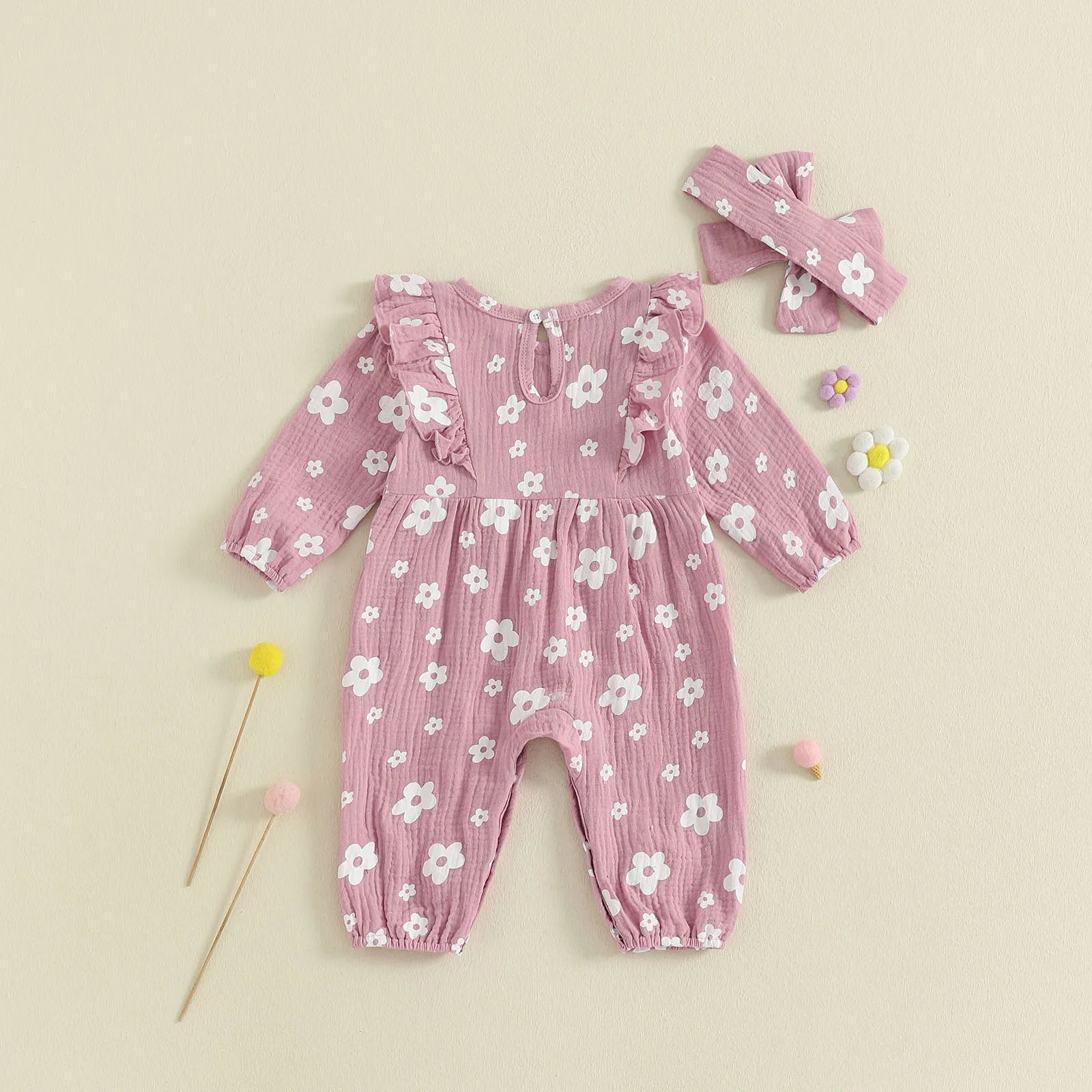 FLOWERS Muslin Jumpsuit