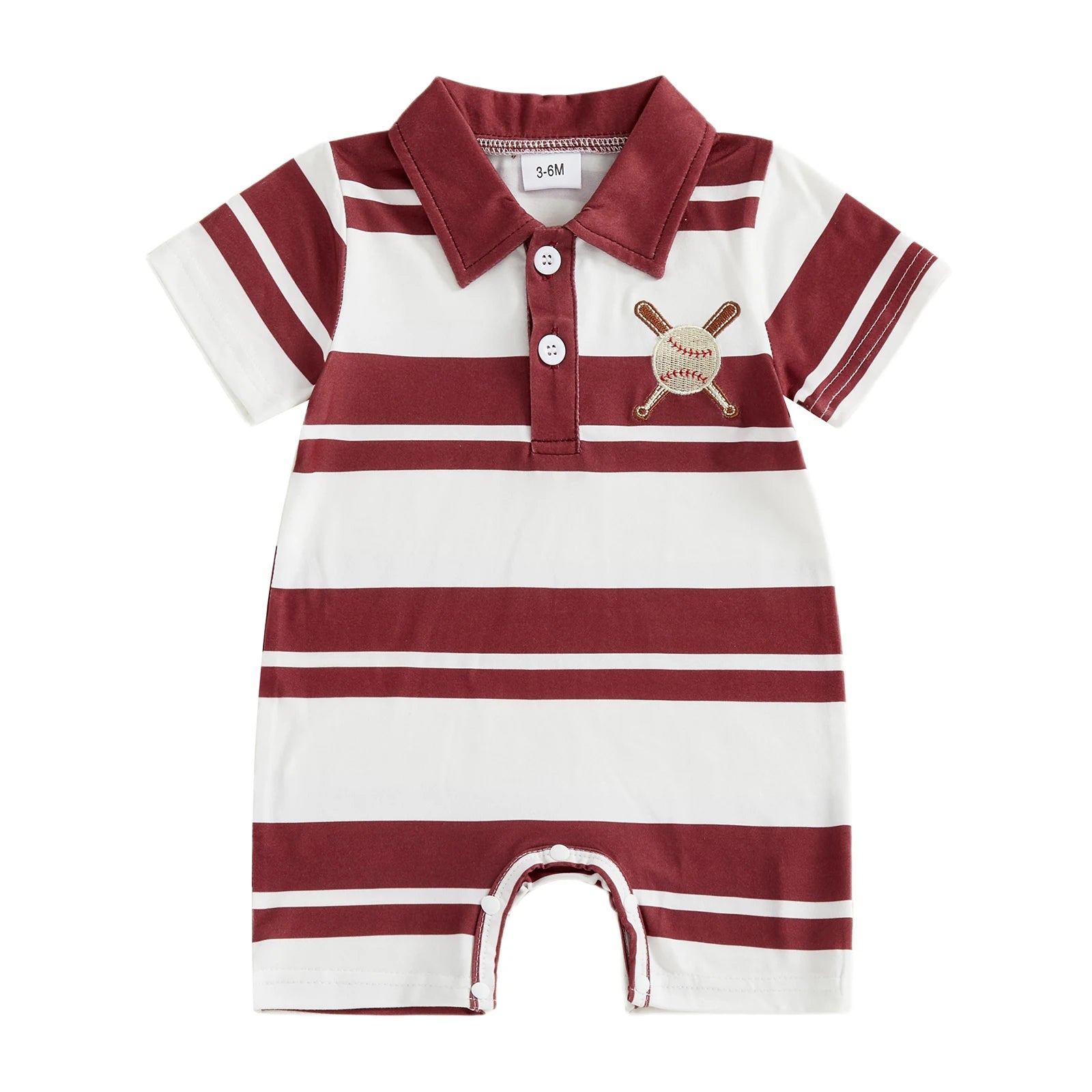 BASEBALL Collar Jumpsuit