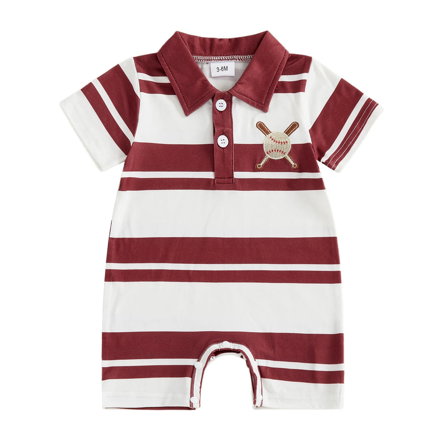 BASEBALL Collar Jumpsuit