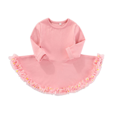 EVERLY Floral Hem Dress
