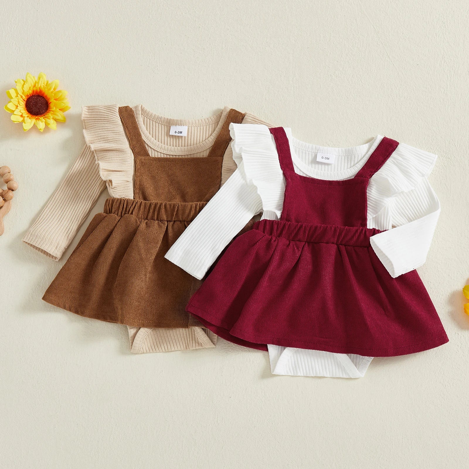 CAMILLA Corduroy Romper Dress