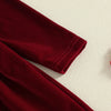 AUDRIA Velvet Collar Dress