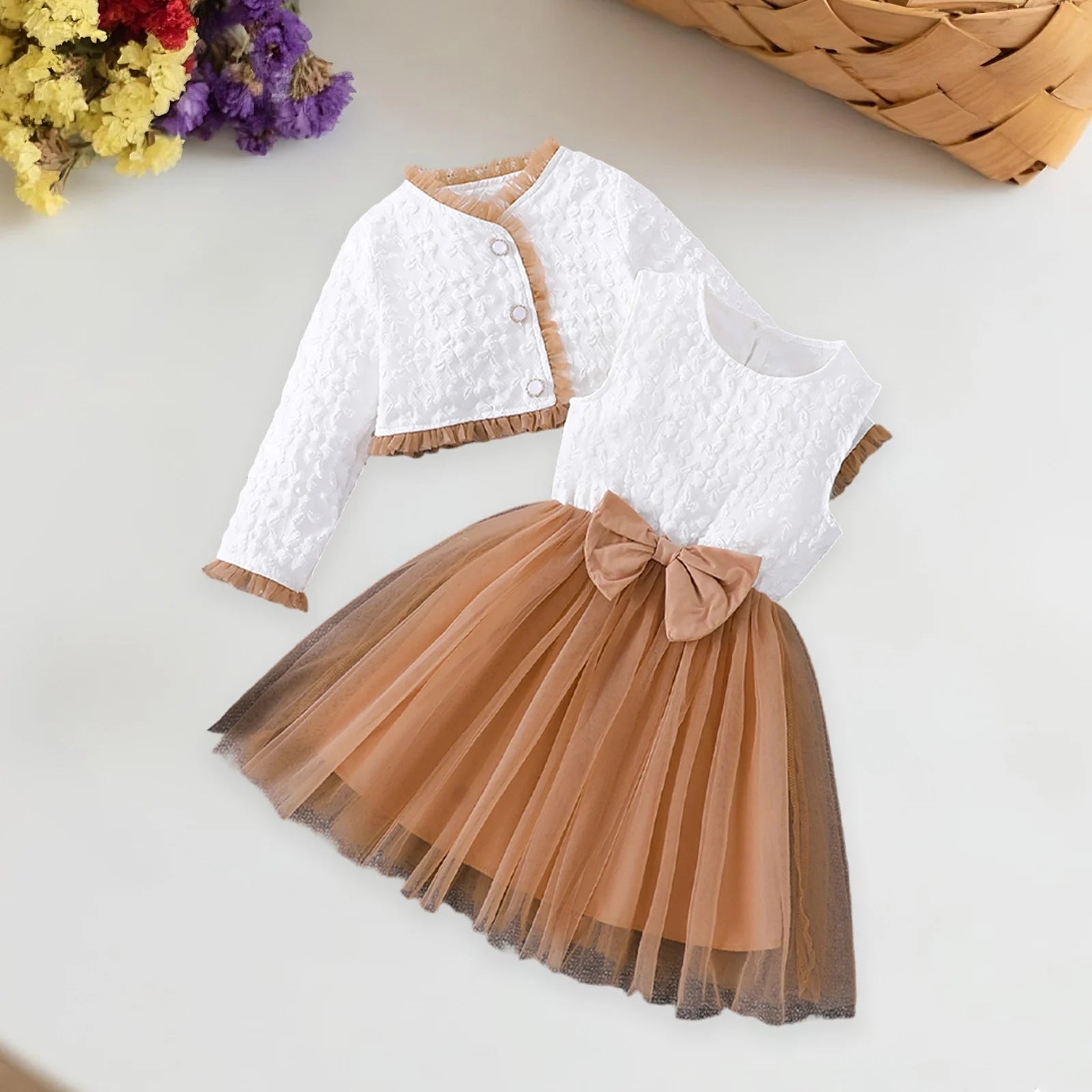 ESTELLE Tulle Dress with Jacket