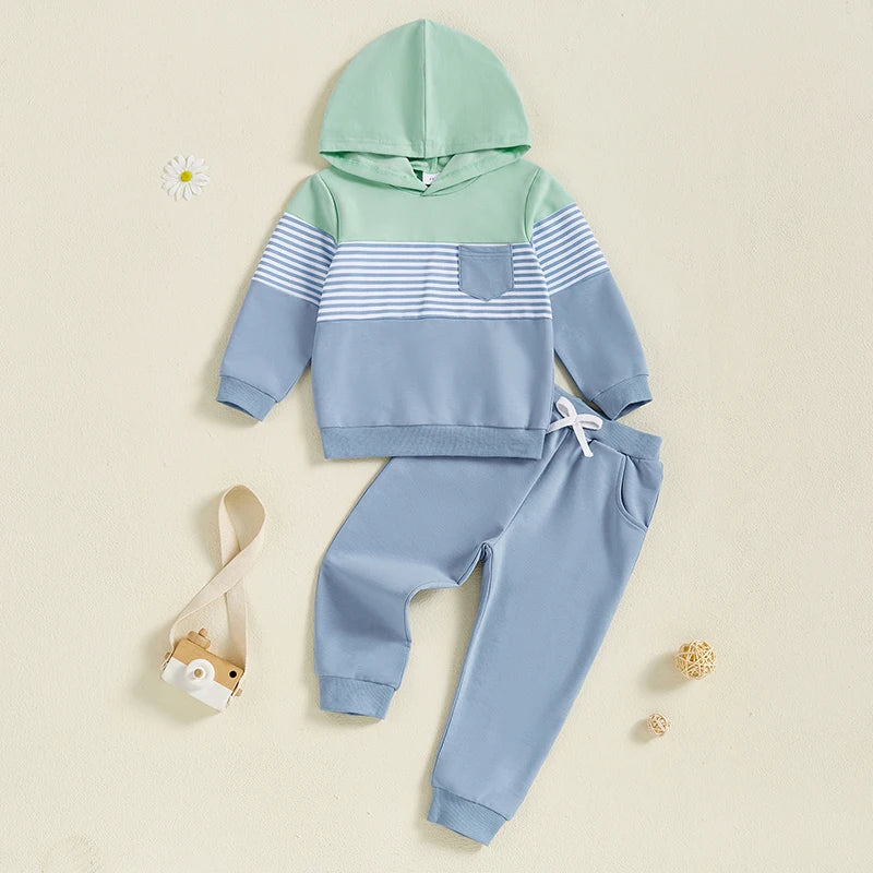 ALFIE Color Block Hoody Outfit