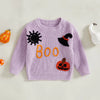 BOO Halloween Knitted Sweater