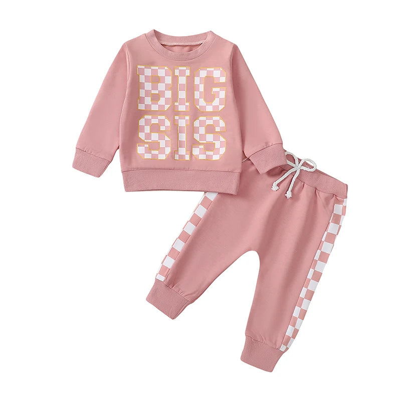 BIG SIS/BRO Checkers Outfit