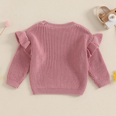 STELLA Knitted Ruffle Sweater