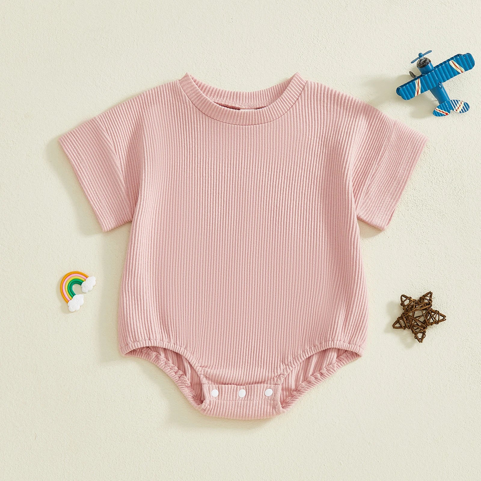 PAULINE Ribbed Onesie