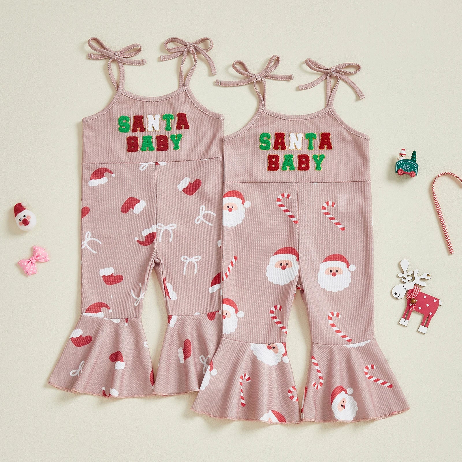 SANTA BABY Bellbottom Pull-on Jumpsuit