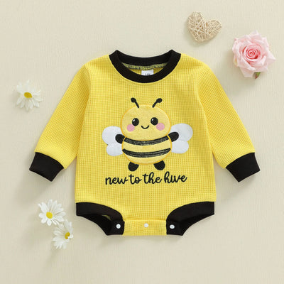NEW TO THE HIVE Long-Sleeve Onesie