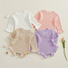 JANIE Knitted Ruffle Romper