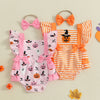 HAPPY LITTLE PUMPKIN Bowtie Romper