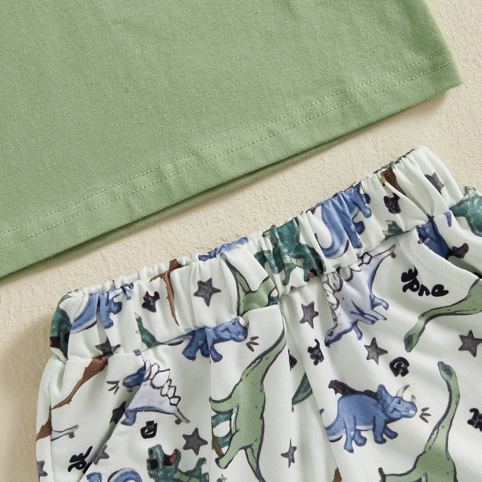 DINOSAURS Pocket Summer Outfit