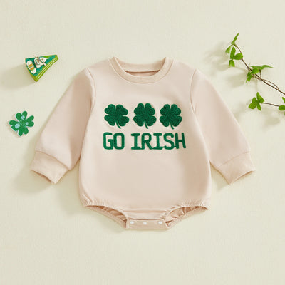 GO IRISH Long-Sleeve Romper