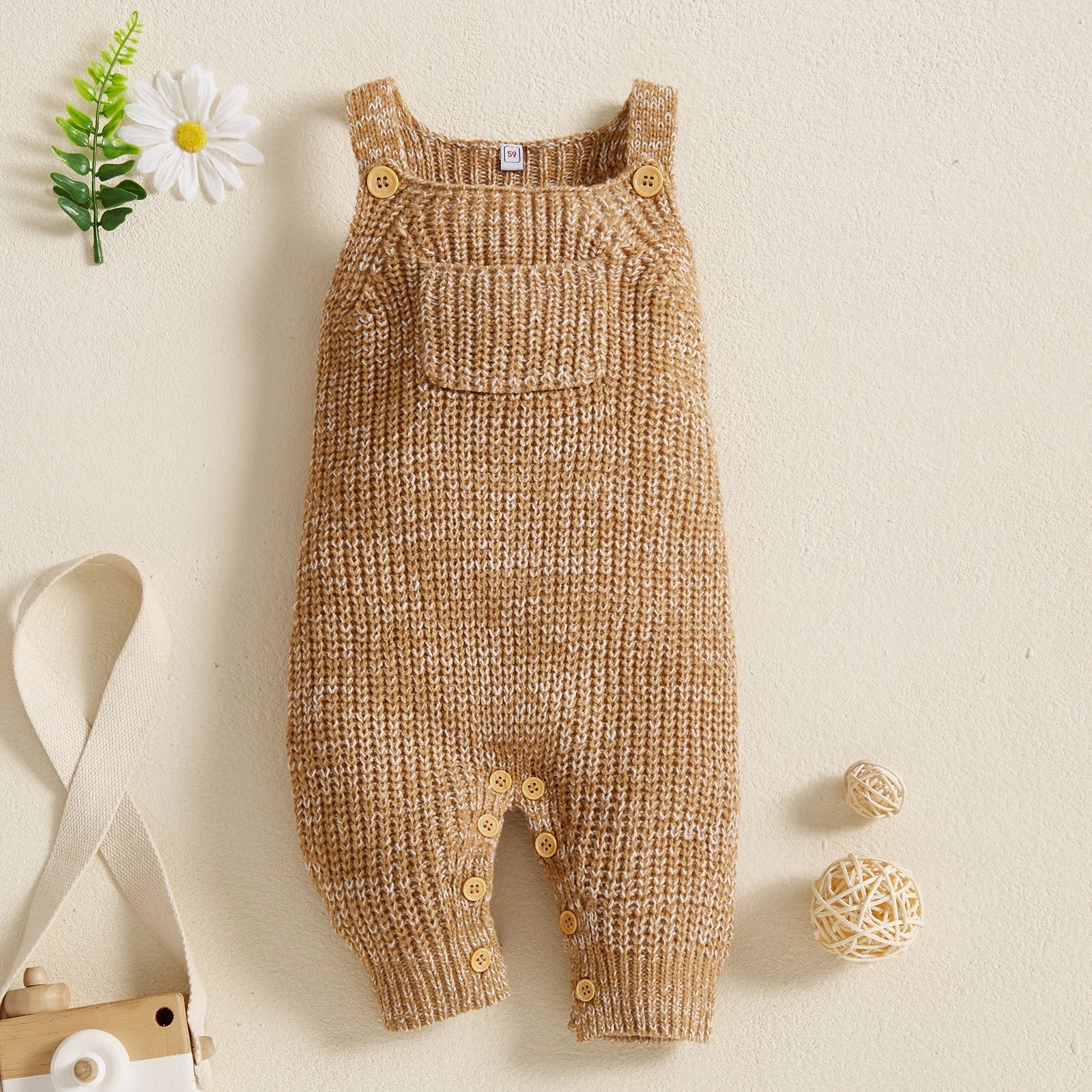 BENJI Knitted Overalls