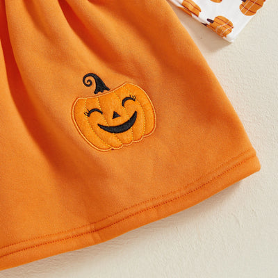 MY FIRST HALLOWEEN Happy Pumpkins Dress Outfit