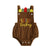 LITTLE TURKEY Corduroy Romper