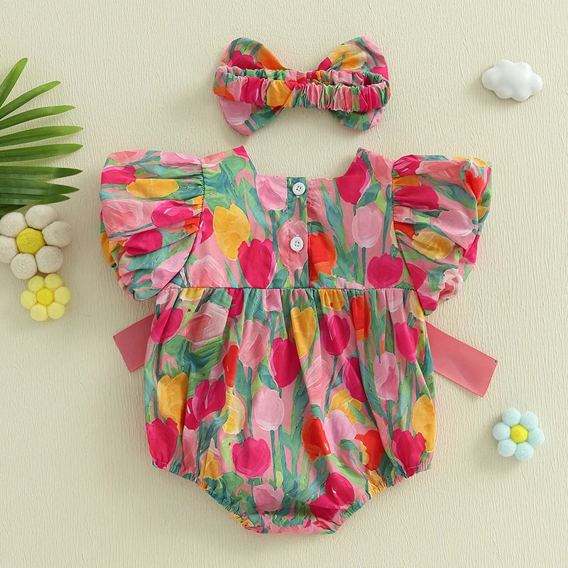 TULIP Bowtie Romper
