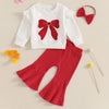 RED BOW Bellbottom Outfit