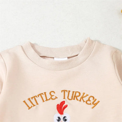 LITTLE TURKEY Brown Joggers Outfit