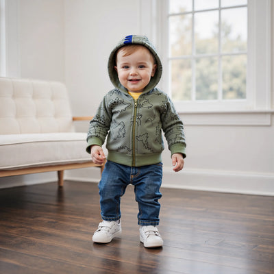 DINOSAUR Zipper Hoody