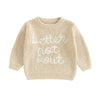 BETTER NOT POUT Knitted Sweater