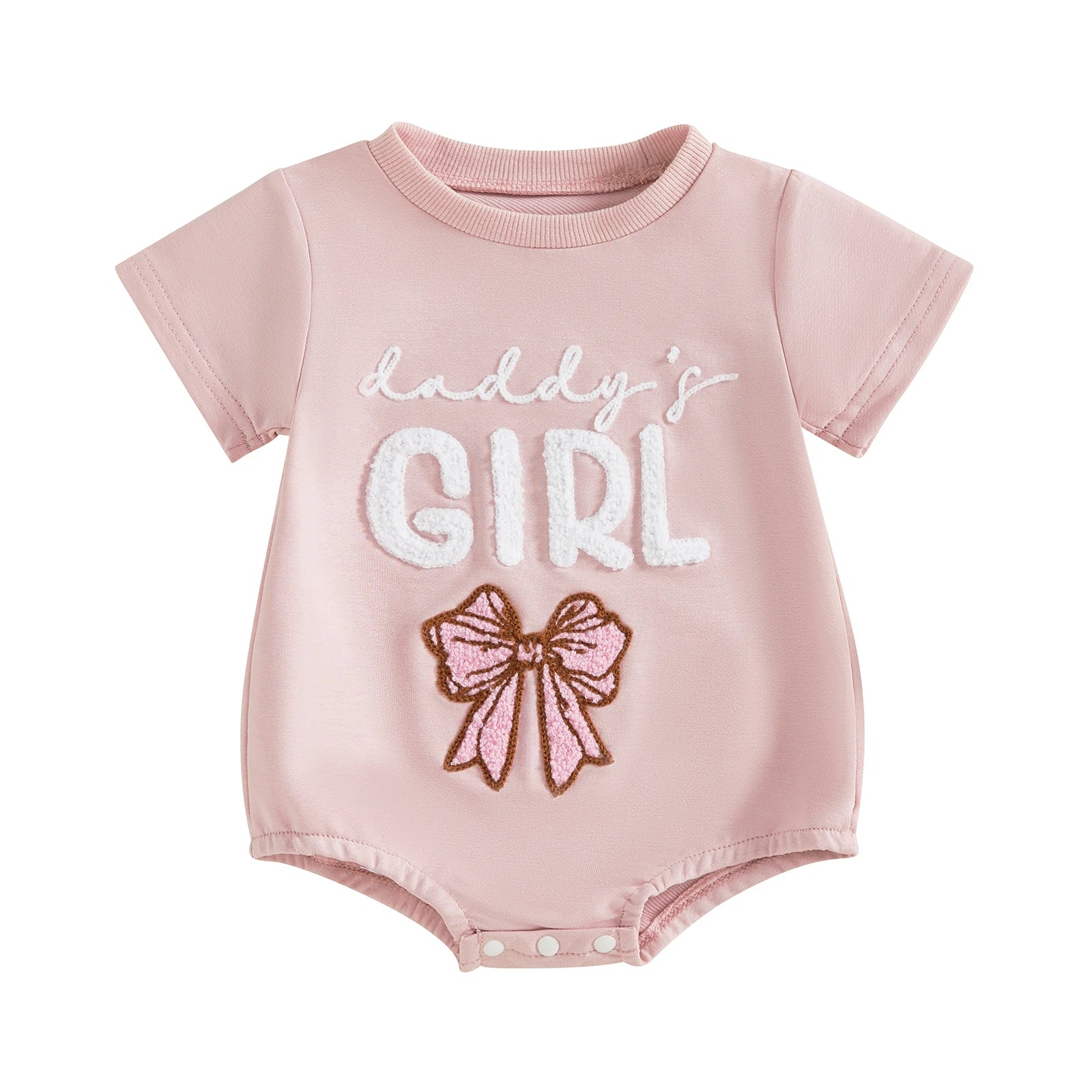DADDY'S GIRL Bowtie T-Shirt Onesie