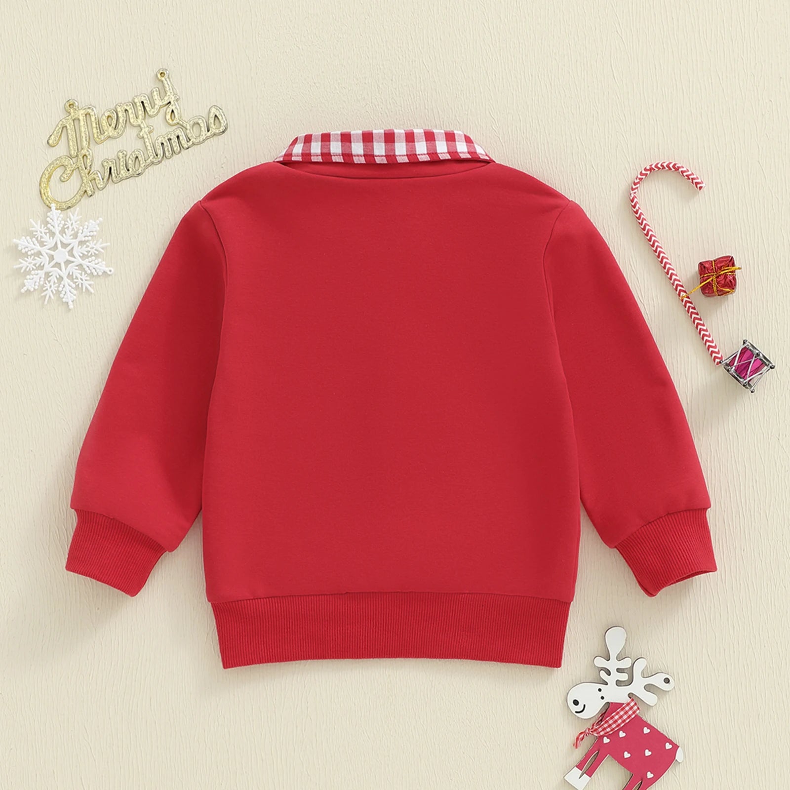 CHRISTMAS Collar Sweatshirt