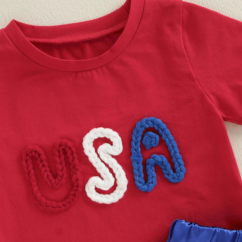 USA Layered Tulle Skirt Outfit